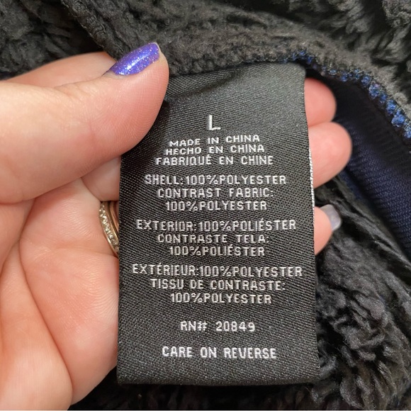 Champion jacket men's size large full zip sherpa lined gorpcore outerwear - Picture 5 of 10